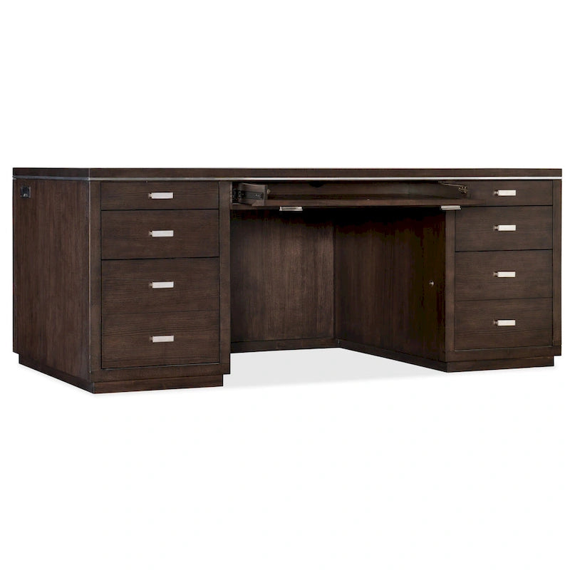 Bureau de style industriel moderne de 72 pouces de largeur