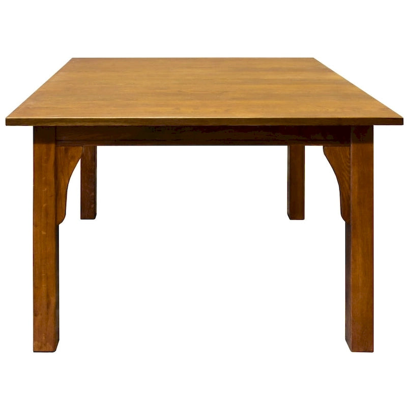 Table de salle à manger carrée Style en chêne blanc - (2 couleurs disponibles)