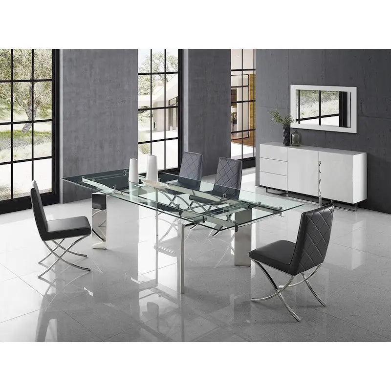 Table de salle à manger en verre Collection Maison
