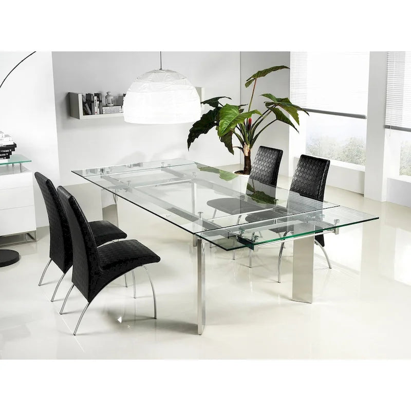 Table de salle à manger en verre Collection Maison