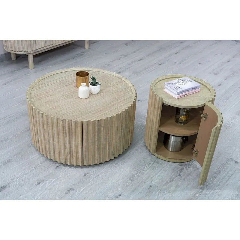 Table basse ronde
